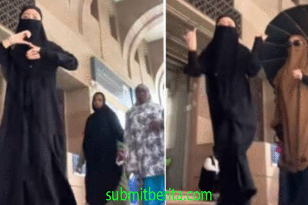 Aksi Selebgram Joget Athalia di Tanah Suci Viral Tuai Kecaman Aksi Selebgram Joget Athalia